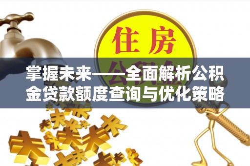 蔡甸掌握未来——全面解析公积金贷款额度查询与优化策略