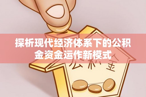 蔡甸探析现代经济体系下的公积金资金运作新模式