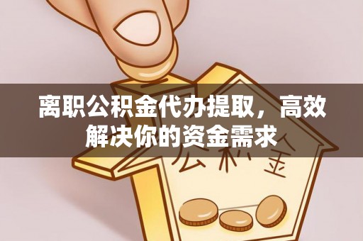 蔡甸离职公积金代办提取，高效解决你的资金需求