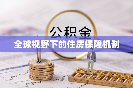 蔡甸全球视野下的住房保障机制