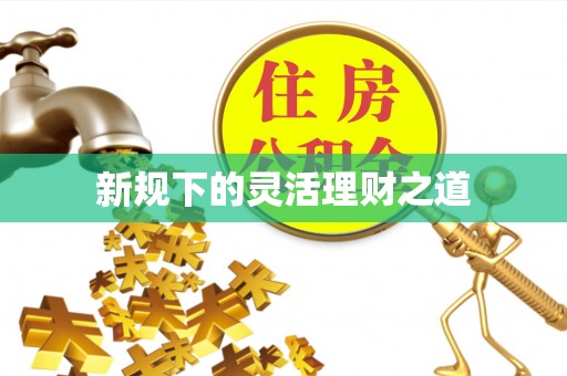 蔡甸新规下的灵活理财之道