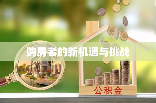 蔡甸购房者的新机遇与挑战