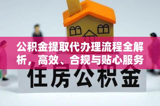 蔡甸公积金提取代办理流程全解析，高效、合规与贴心服务