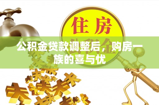 蔡甸公积金贷款调整后，购房一族的喜与忧