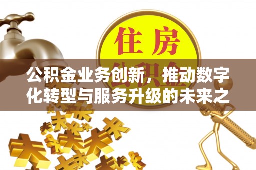 蔡甸公积金业务创新，推动数字化转型与服务升级的未来之路