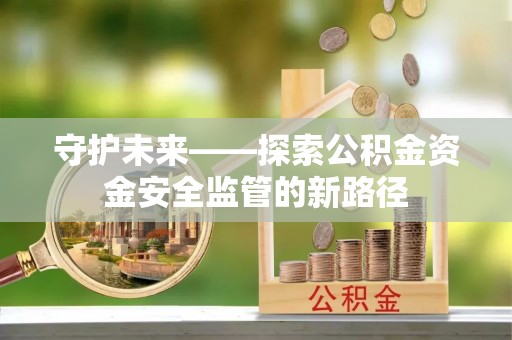 蔡甸守护未来——探索公积金资金安全监管的新路径