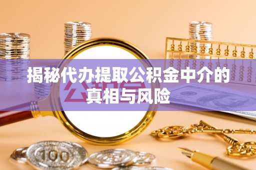 蔡甸揭秘代办提取公积金中介的真相与风险