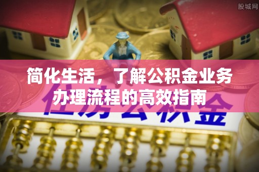 蔡甸简化生活，了解公积金业务办理流程的高效指南