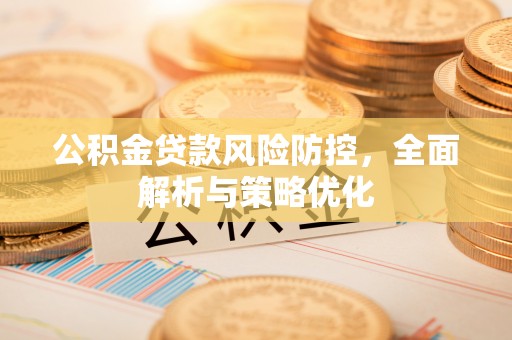 蔡甸公积金贷款风险防控，全面解析与策略优化