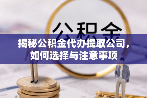 蔡甸揭秘公积金代办提取公司，如何选择与注意事项