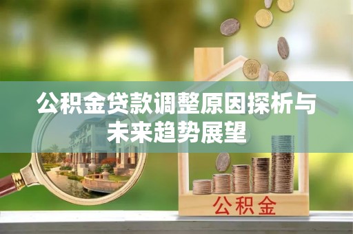 蔡甸公积金贷款调整原因探析与未来趋势展望
