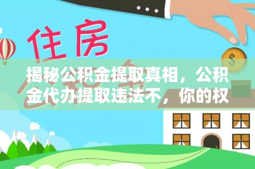 蔡甸揭秘公积金提取真相，公积金代办提取违法不，你的权益如何保障？