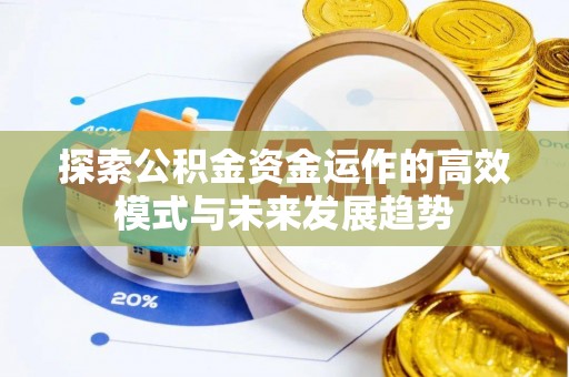 蔡甸探索公积金资金运作的高效模式与未来发展趋势