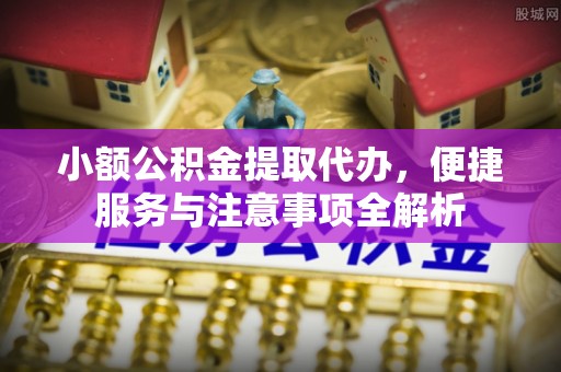 蔡甸小额公积金提取代办，便捷服务与注意事项全解析