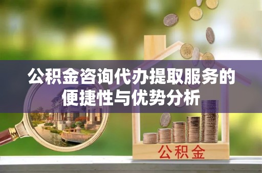 蔡甸公积金咨询代办提取服务的便捷性与优势分析